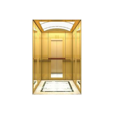 China Mirror Etched SS Domestic Passenger Lifts Outdoor Full Collection Control for sale