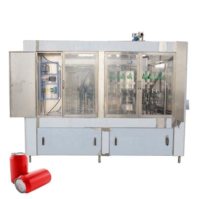 China MIC-32-8 Monoblock Automatic Beverage Back Pressure Filling Machine Aluminum Can Beer Filler And Capper for sale