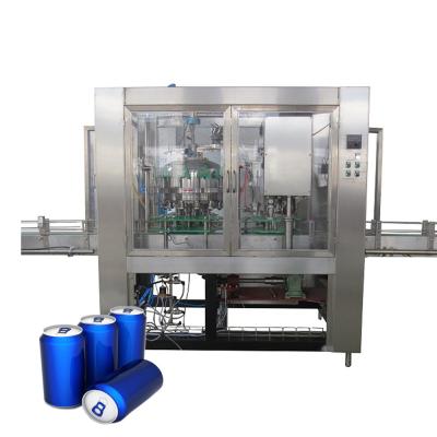 China Full Automatic Beverage Aluminum Can Isobaric Beer Carbonated Soft Soda Drink Filling Machine for sale