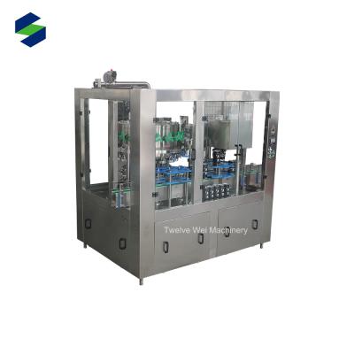 China Full Automatic Carbonated Drink Craft Beer Drinks Aluminum Can Filling and Sealing Machine Production Line for sale