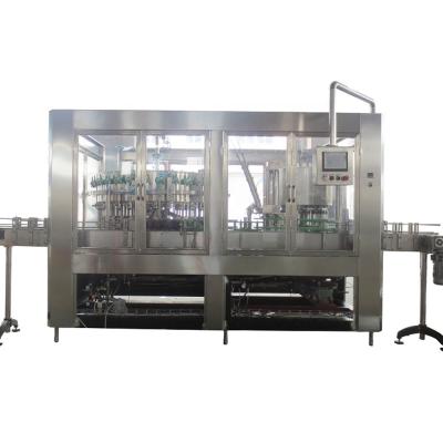 China Beverage High Speed ​​Rotate Automatic Soft Drink Production Line Plastic PET Can Carbonated Soda Juice Filling Machine for sale