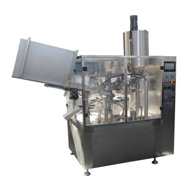 China CE Standard Hot Good Quality Automatic Plastic Food Soft Air Gun Heating System Tube Lip Gloss Filling Machine for sale