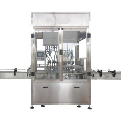 China Food Linear Type Easy Operate Automatic Plastic Glass Bottle Chocolate Cream Filling Machine for sale