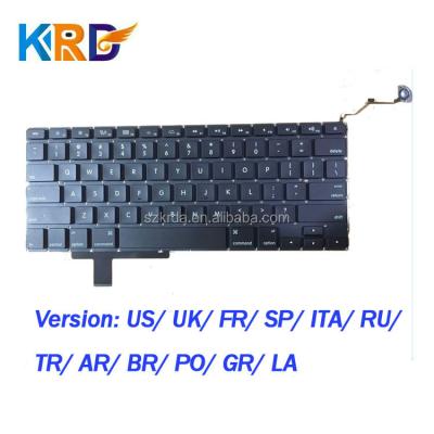 China US/UK/SP/IT/FR/RU/TR/BR Layout Capacitive Keyboard For Macbook Pro 17 Laptop A1297 Keyboard Backlit for sale