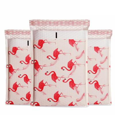 China Water Proof / Plastic Courier Ship Mailing Bag Padded Polymailer Envelopes Custom Pink Shockproof Mail Poly Envelope for sale