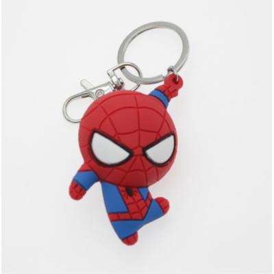 China Suitable for promotion gifts custom pvc 3d soft silicone keychain for sale