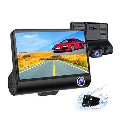 China 1080P Inch Lens 3 Cameras 4 Cameras 4 Simultaneous Synchronization 3-Camera Recording Dash Cam Car DVR 1080P Car Dash Cam Video Dash for sale