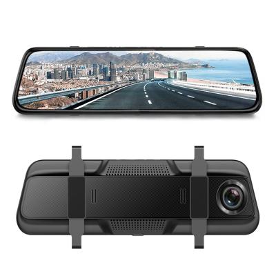 China Hot Selling Waterproof FULL HD Lens Mirror Dash Cam Car DVR Rearview Mirror Two Camera 2 Relee 1080P Dual Camera for sale