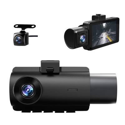 China IR Night Vision On The Cabin Cam Dash Cam 1080P Triple Camera HD Car Video Recorder Dashcam Front Rear Inside Cabin Camera DVR With Night Vision For Taxi for sale