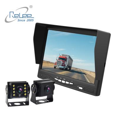 China 7 Inch HD 720P Monitor 7 Inch HD 720P Screen Support Truck Bus Truck Trailer RV Camper Waterproof Camper 2 Pcs Rear View Car Vehicle Camera RLDV-V788L for sale