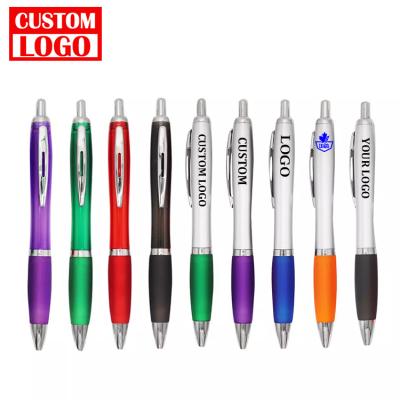 China Hot Selling Pen Custom Logo Printed Hotel Non-Profit Organizations Ballpoint Pen Plastic Promotional Pen Cheap Tip Promotion Gift for sale