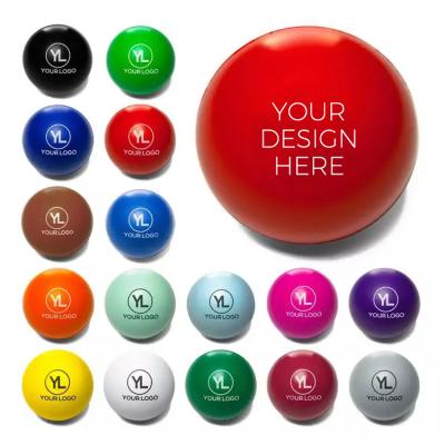 China Eco - Friendly Gifts Promotional Custom Logo PU Stress Ball Anti Squeeze Toys Stress Ball for sale