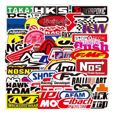 China 50Pcs Car Modification JDM Logo Sticker Waterproof Vinyl Graffiti Stickers For Boy Skateboard Luggage Decorative Laptop Helmet for sale