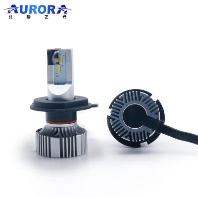 China Aurora Best Beam Pattern H4 Motorcycle Bulb Automotive Lighting Emark Led Headlight Bulbs Smaller Than Halogen for sale