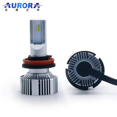 China Car LED Head Light V5 Led Car Headlight Car Headlight Led Fanless LED Bulbs H11 Car Headlight One Year Warranty for sale