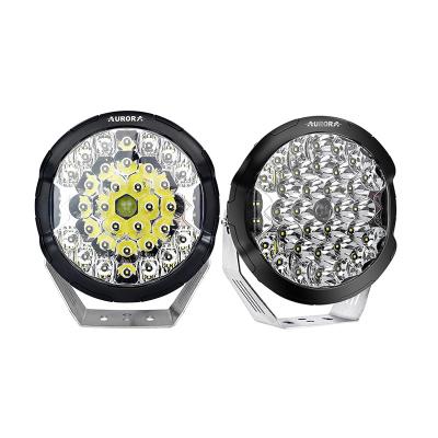 China Offroad Truck 4x4 Laser Bumper Spotlight Led Driving Light 130w 9inch Round Car LED Laser Work Light 9 Inch for sale