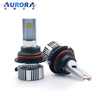 China Aurora Factory Supply 9004 Low Lumen Decay Automotive Lighting Emark Motorcycle Bulb Led Headlight Bulbs Smaller Than Halogen for sale