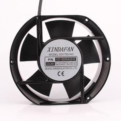 China Original Hotels XINDAFAN DC AC220V 0.07A 15050 DC EC 150x150X50mm 15cm 15050 industrial ventilation centrifugal exhaust fan XD15050A2HS for sale