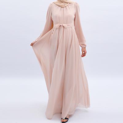 China Wholesale Abaya Anti-wrinkle Women Long Sleeve Muslim Dress for sale