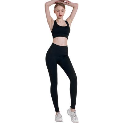 China Seamless Breathable Fitness Plus Size Pants And Bra Women Yoga Gaiters Yoga Sets With ODM, OEM Service for sale