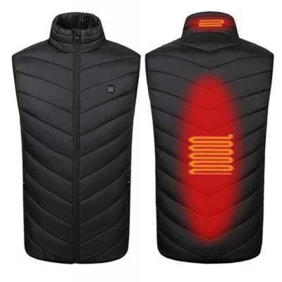 China Heating To Keep Warm Light Windproof Zipper Stand Collar Keep Warm Heated Vest Battery Operated Clothes Stripper Vest for sale