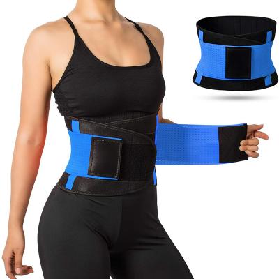 China Custom Wholesale Adjustable Comfortable Durable Neoprene Waist Trainer Belt To Lose Weight Gym Sports Sweat Slimming Waist Trimmer Belt for sale