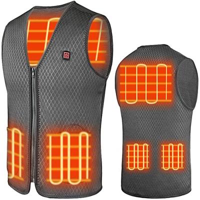 China Rechargeable and Washable Men's Women's Viable Heating Heated Vest, Electric Smart Vest with USB for sale