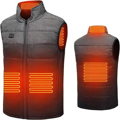 China Anti-pilling heated vest, electric warm heating shirt for men women camping hunting for sale