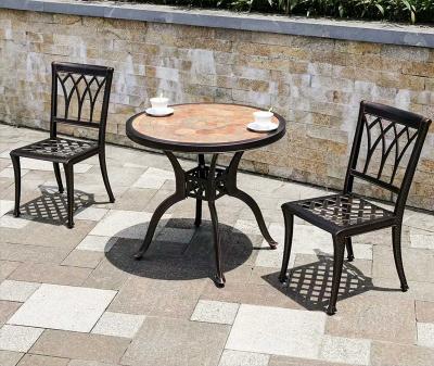 China Europe and America garden set courtyard table terrace cafe table and chair set for sale