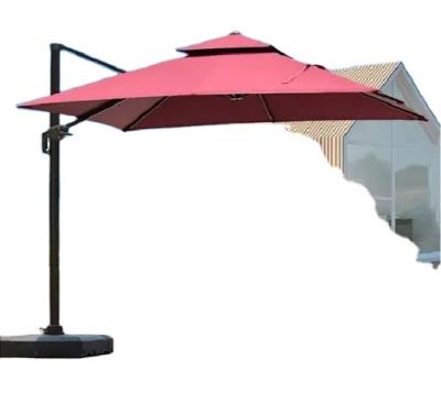 China High Quality Minimalist Patio Umbrella Outdoor Parasol Large Solar Led Roman Umbrella for sale