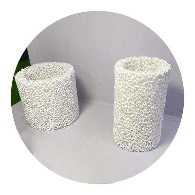 China Eco-friendly High-Quality Refractory Porous Circular Zirconia Foam Ceramic Filter  Honeycomb Ceramics for sale