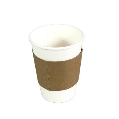 China 12 Ounce Biodegradable Eco-Friendly Paper Coffee Cup Hot And Cold Mug With Sleeve And Lid for sale