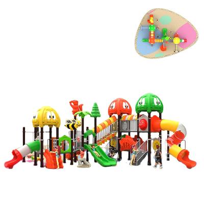 China Plastic Playground Equipment Outdoor Playground Kids Swing Sets Outdoor Playground Metal for sale