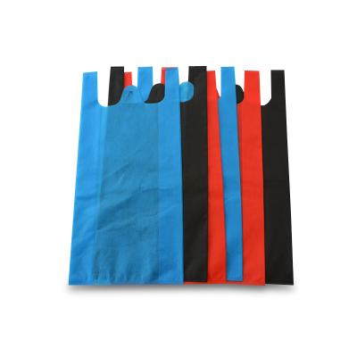 China Knitting Folding Nonwoven Bags Supermarket Portable Shopping Bags Printing Advertising Promotional Packaging Wholesale Custom for sale