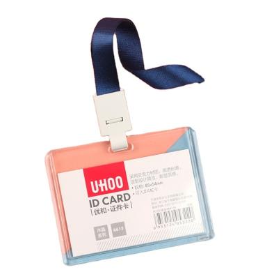 China Access Card Holder Waterproof Identification Card Holder Business Student Exhibition Id Card Name Badge Holder for sale