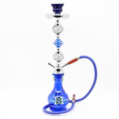 China Wholesale Twist 56cm New Border Arabic Middle Glass Water Pipe Hookah 1 for sale