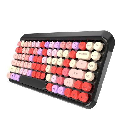 China 3D Punk 3.0 Radio Keyboard Mute Waterproof Multicolor For Mobile Phone Tablet Notebook Lipstick Keyboard for sale