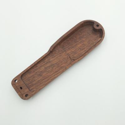 China Solid Wood Top Cover Barber Wood Trimmer Modification Trimmer Accessories From Europe Sapeli With Logo for sale