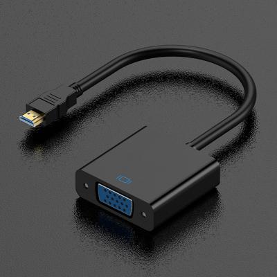 China Hot Selling High Definition Data Transfer Male To VGA Female Dongle With Audio Cable To VGA Adapter Hd Converter Cable for sale