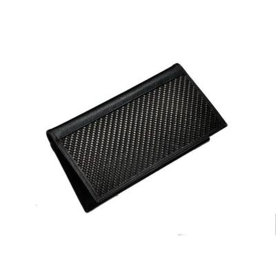 China Wholesale High Quality Men Wallet Leather Wallet Carbon Fiber Long Carbon Fiber Saffiano Style for sale