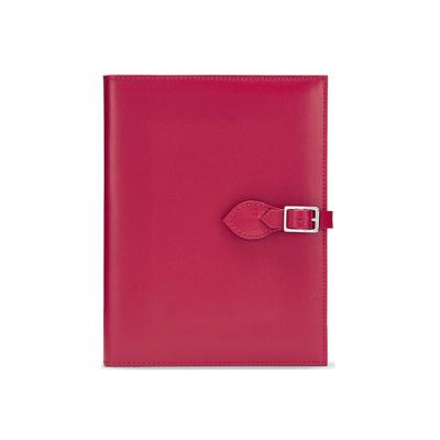 China 100% waterproof leather made magnetic closure travel wallet with nickel buckle on the front made in Canton for sale