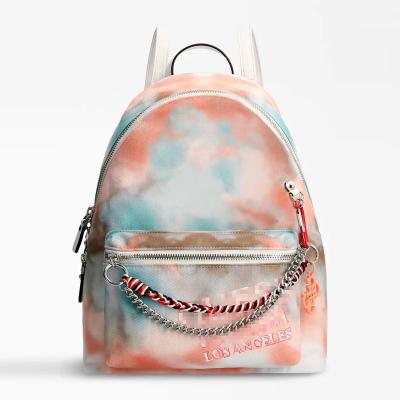 China Waterproof Candy Graffiti Backpack Women Girls Kids Holographic Laser Freeze Transparent PVC Backpack With Coin Purse Bag for sale