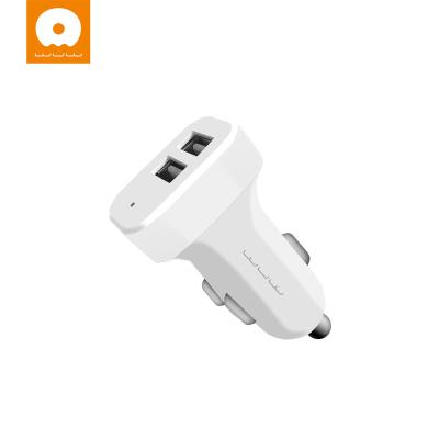 China Tiny Design Price Mobile Phone / Tablet PC / Power Bank / MP3 / MP4 Cheap Size Cheap Size 2.0A USB Car Ready Dual Power Charger For Mobile Device for sale