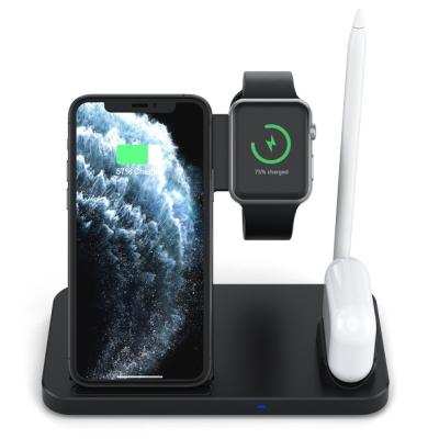 China Cell Phone 2021 New Products QC3.0 3 In 1 Wireless Charger 18W Charging Mobile for sale