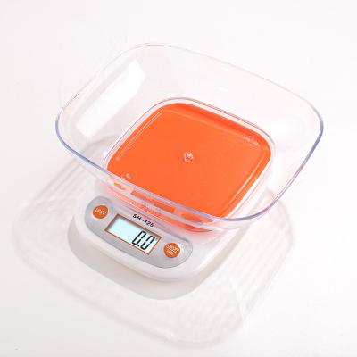 China With Scale Tray Portable Mini Smart Multifunction Electronic Digital Food Kitchen Scale With Bowl for sale