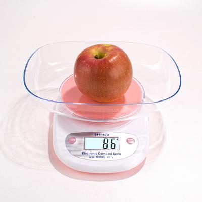 China With Scale Tray Customized household electronic food medicine weighing 5kg 1g electronic digital kitchen scale for sale