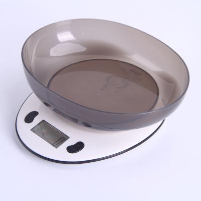 China With Scale Tray 5kg High-precision Household Baking Herbs Electronic Digital Kitchen Food Scale for sale