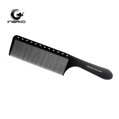 China Professional Home Hair Salon Wholesale Price Factory Detangling Hair Carbon Anti-Static Combs for sale