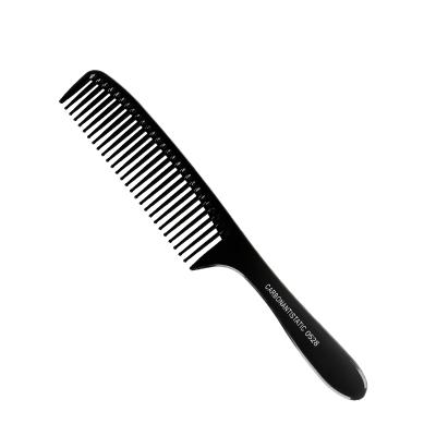 China Professional Factory Price Salon Barber Tools Antistatic Detangling Carbon Fiber Comb Home for sale