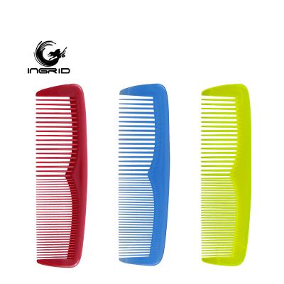 China Wholesale 13cm Custom Logo Anti Static Wide Tooth Anti-Static Comb Comb Plastic Detangling Comb for sale